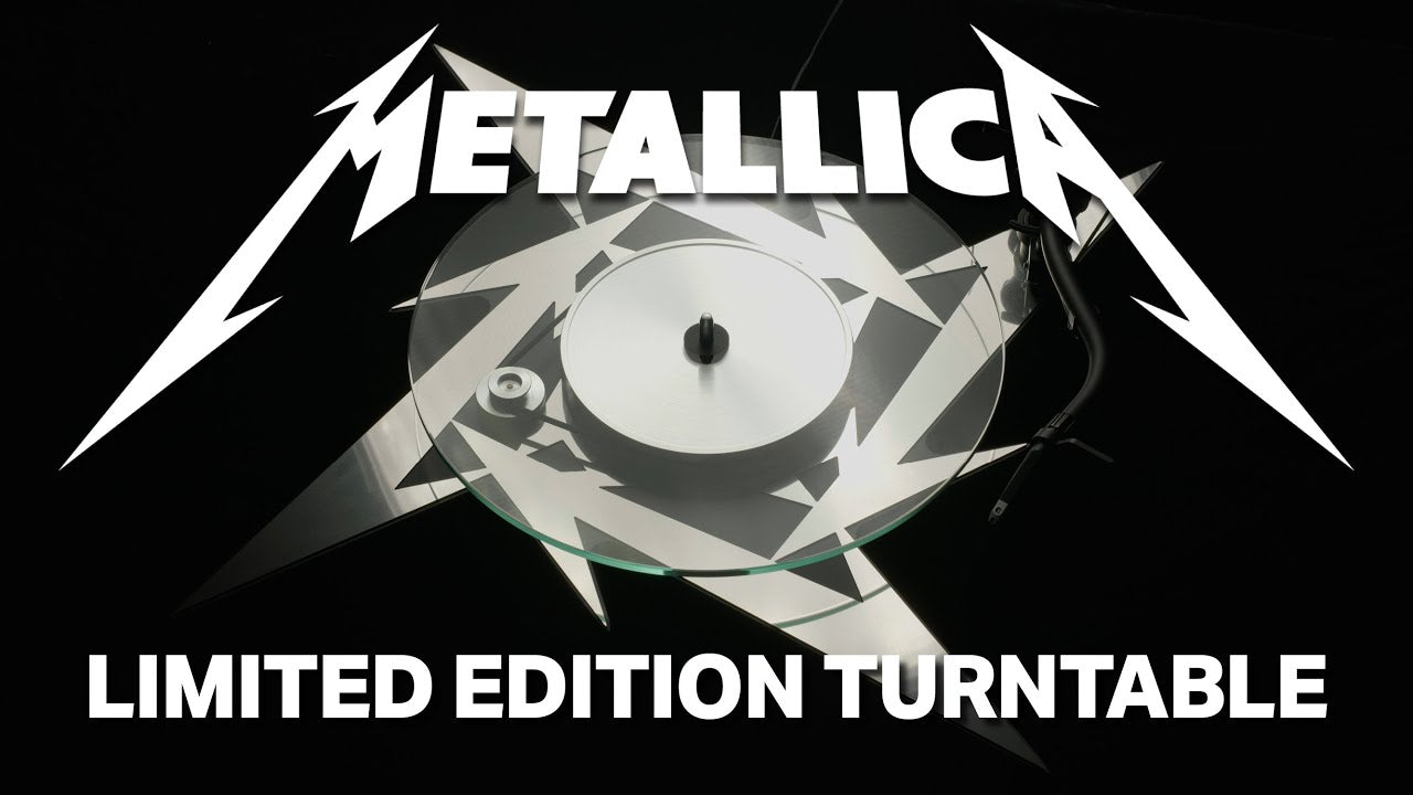 The NEW Limited Edition Metallica Ninja Star Turntable by Pro-Ject