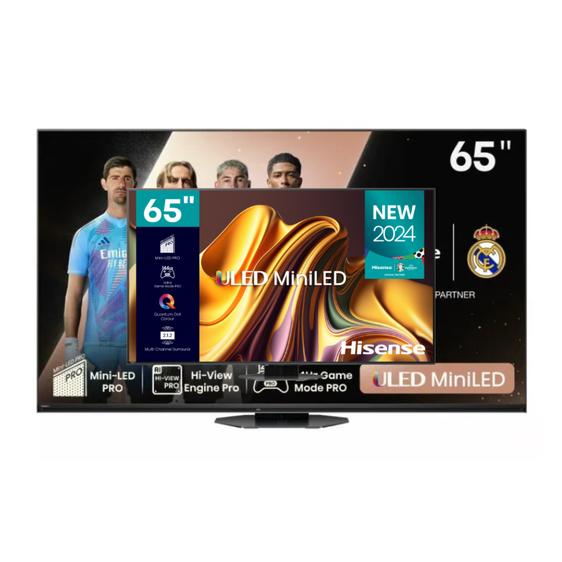 Hisense 65U8N 65 Inch Mini-LED ULED 4K VIDAA Smart TV (Each)