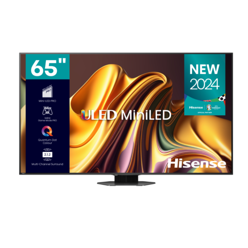 Hisense 65U8N 65 Inch Mini-LED ULED 4K VIDAA Smart TV (Each)