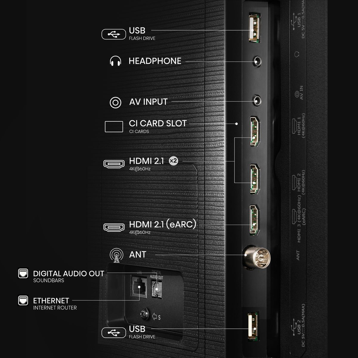Hisense 75E7N  75 Inch 4K UHD QLED Smart TV with Quantum Dot & Dolby Vision (Each)