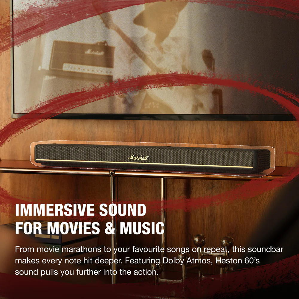 Marshall Heston 60 Dolby Atmos Soundbar (Each)