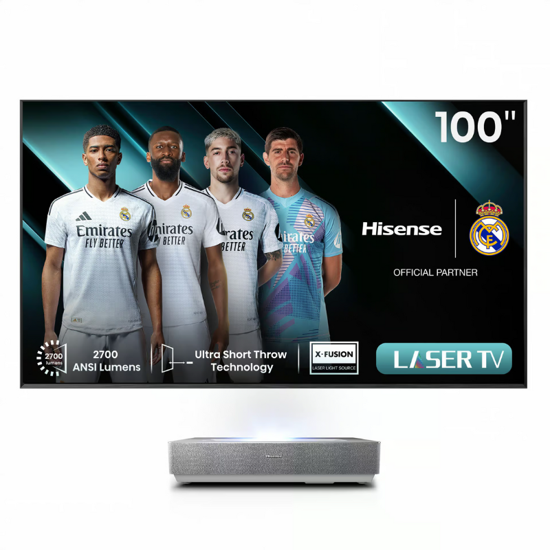 Hisense 100L5H 100″ 4K Laser TV + DLT100-B1 100" ALR Screen | Demo Bundle