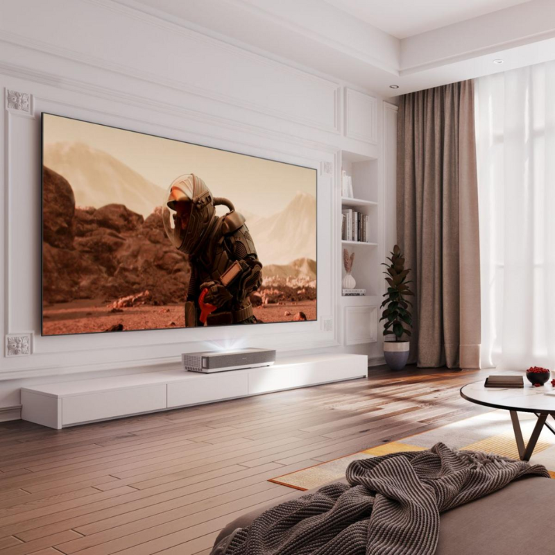 Hisense 120L5HE 120″ 4K Laser TV + DLT120-B1 120" ALR Screen | Demo Bundle