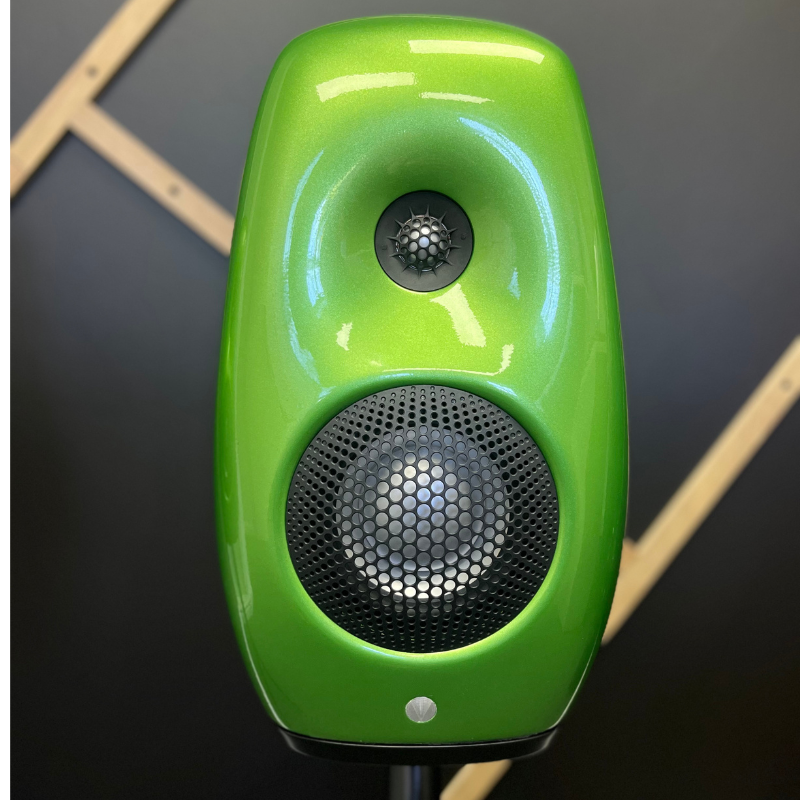 Vivid Audio KAYA S12 Bookshelf Speakers in Limited Edition Mercedes AMG Green Stands Included | Display Units