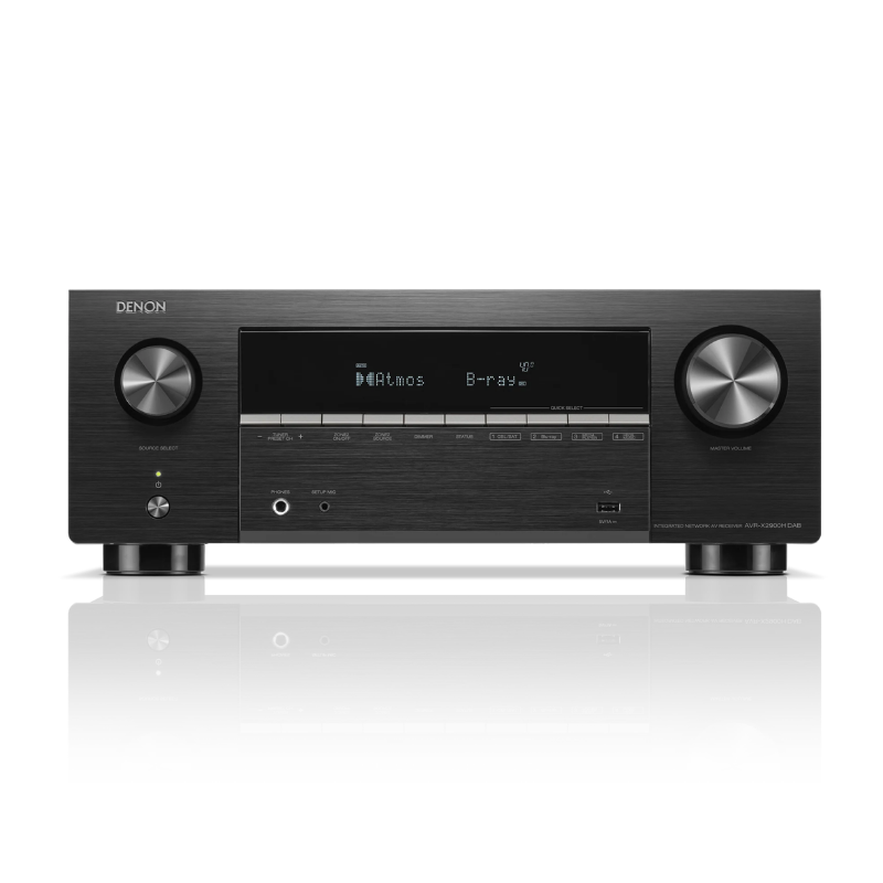 Denon AVR-X2900H DAB 7.2 Ch. 95W 4K/8K Dolby Atmos AV Receiver Powered by HEOS™ (Each)