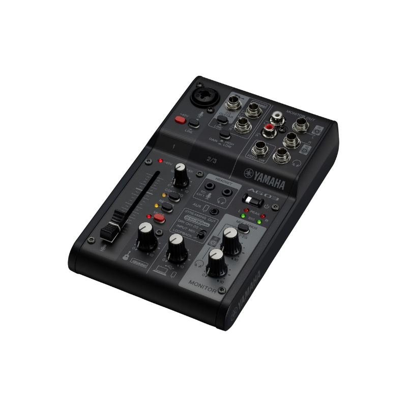 Yamaha AG-03 MKll 3-Channel Live Streaming Loopback Audio USB Mixer (Each)