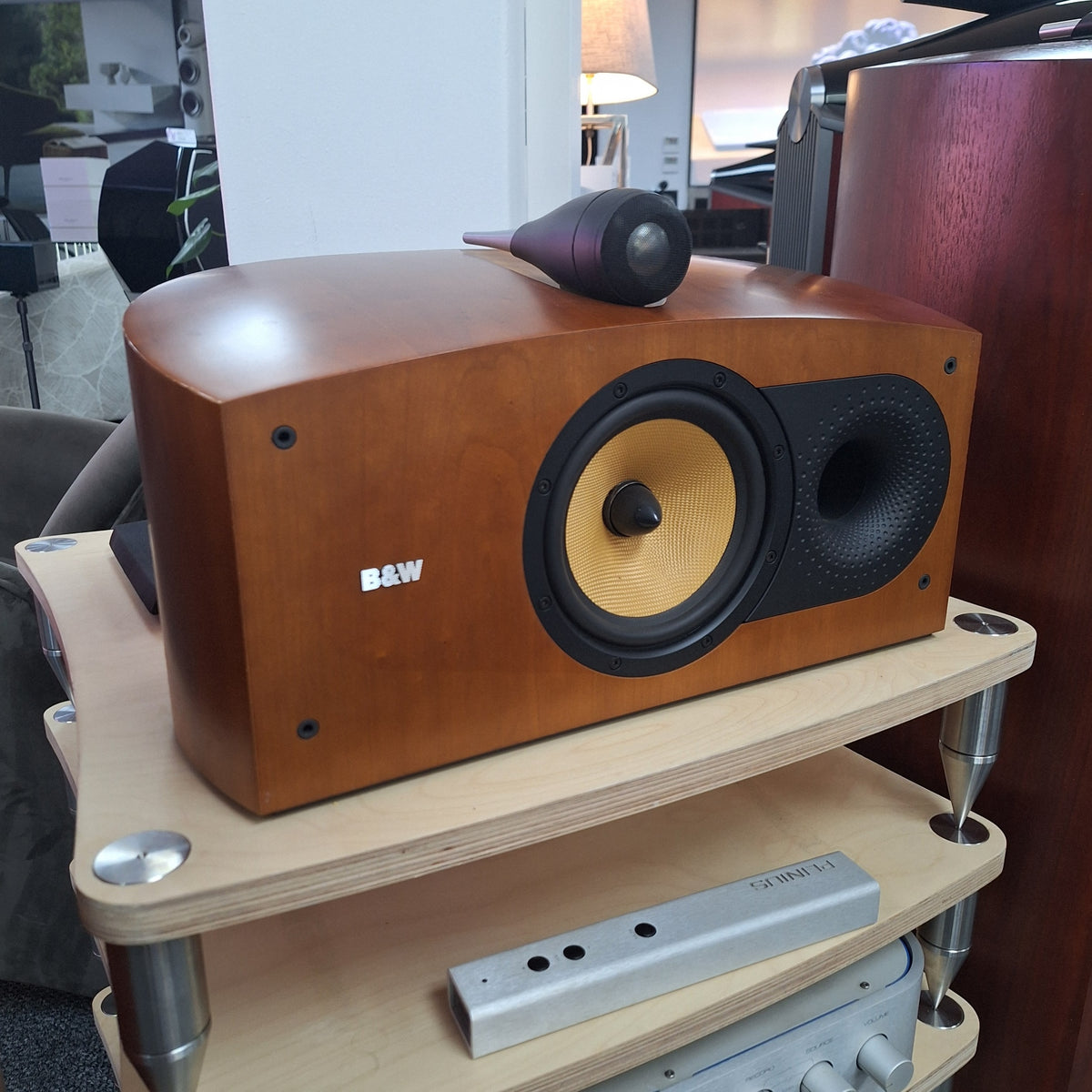 B&W Nautilus HTM2 Center Channel Speaker - Cherry (Each) | Pre-Owned