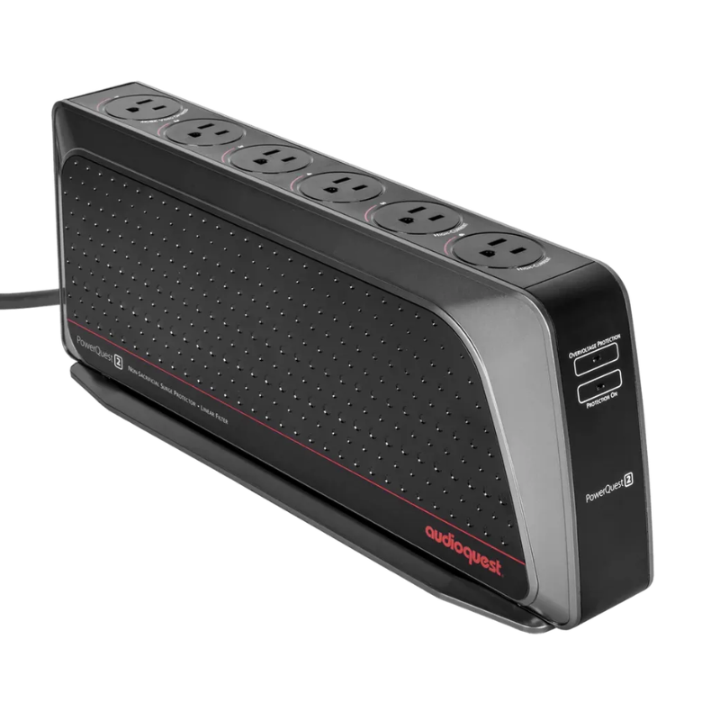 Audioquest PowerQuest 2 6-Outlet Power Conditioner & Non-Sacrificial Surge Protector (Each)