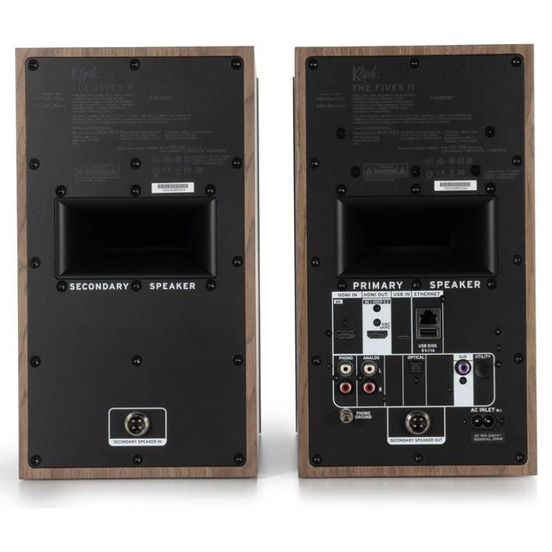 Klipsch The Fives II Dolby Atmos® 5.25" Powered Speakers (Pair)