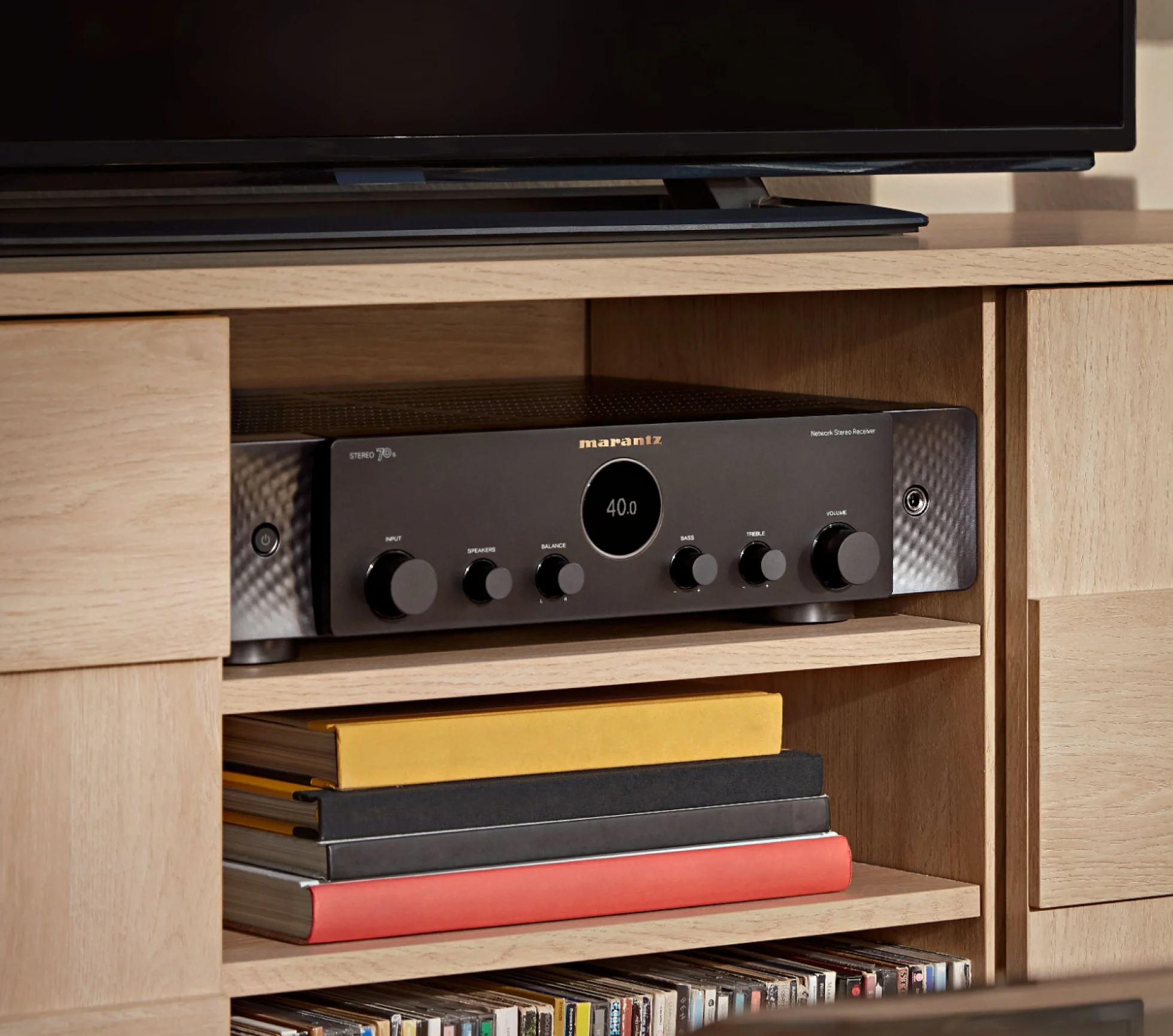 Marantz Stereo 70s - Streamline Stereo Receiver w/ 75W, 8K AND 6 HDMI Inputs (Each)
