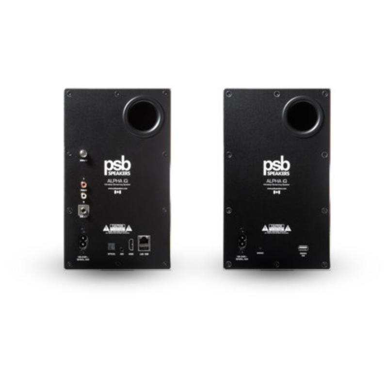 PSB Alpha iQ - Streaming Powered Speakers with BluOS (Pair)