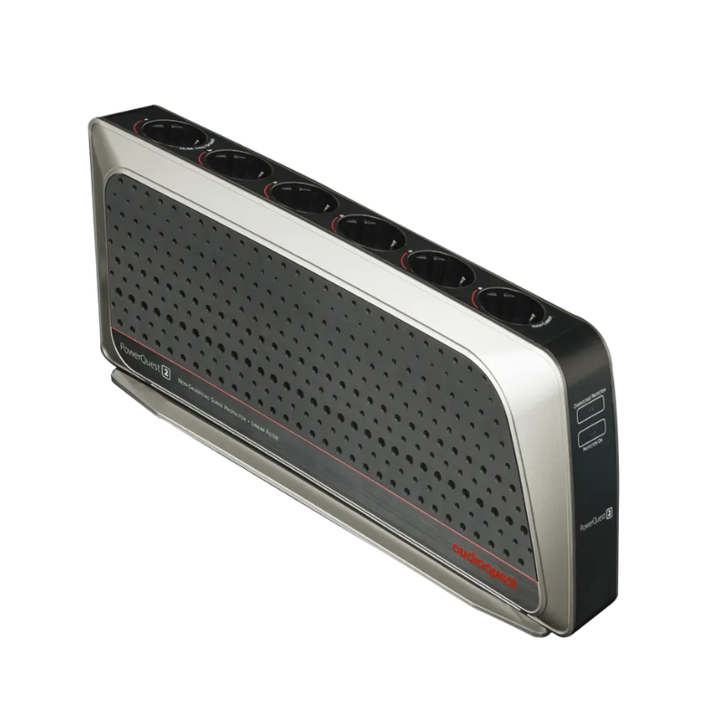 Audioquest PowerQuest 2 6-Outlet Power Conditioner & Non-Sacrificial Surge Protector (Each)