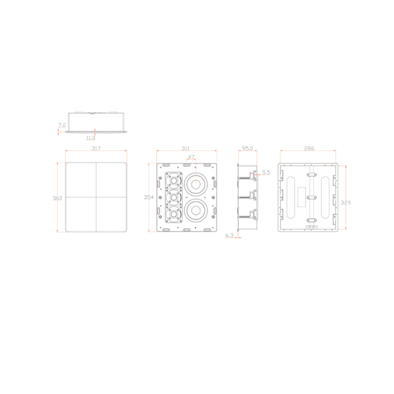 M&K IW150 In-Wall Speaker (Pair)