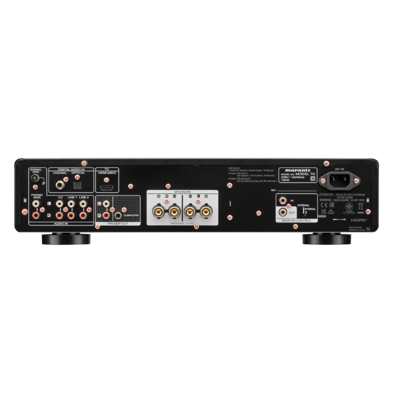 Marantz Model 70 2-Channel Integrated Amplifier with HDMI ARC and Bluetooth (Each)