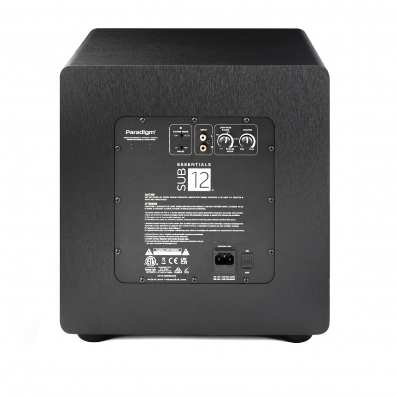Paradigm Essentials Sub 12 Subwoofer (Each)