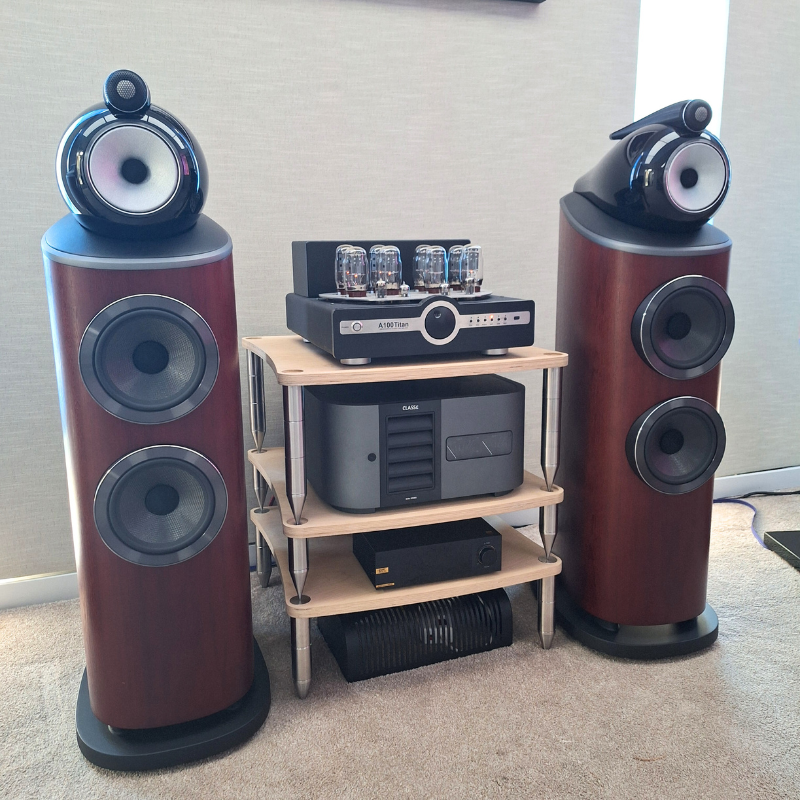 Synthesis Action A100 + B&W 803 D4 Tube-Driven System | Demo