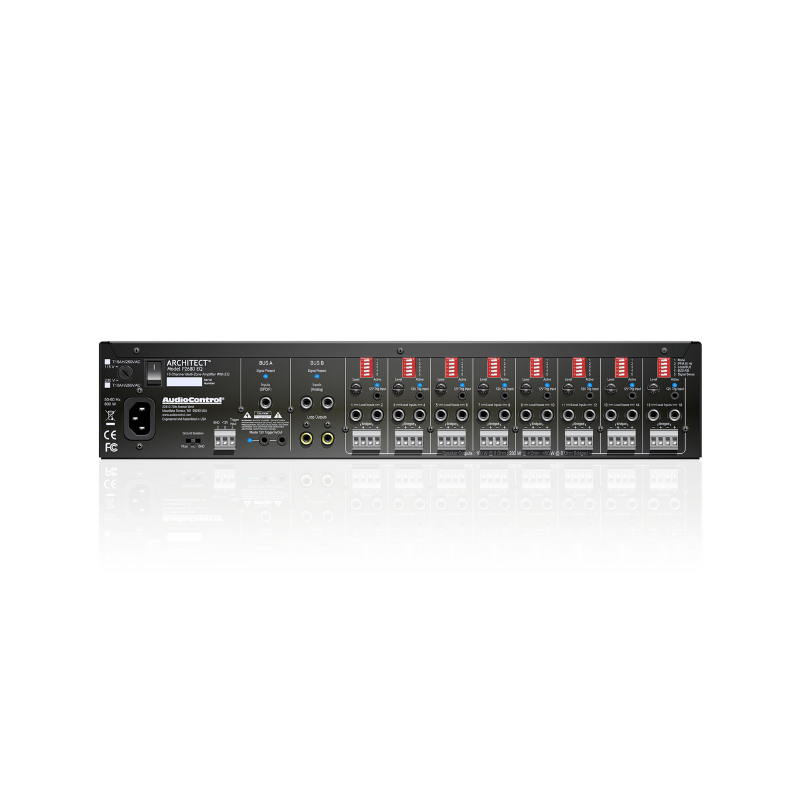 AudioControl Architect Model P2680 EQ - 16 Channel Multi-Zone High-Power Amplifier w/ EQ