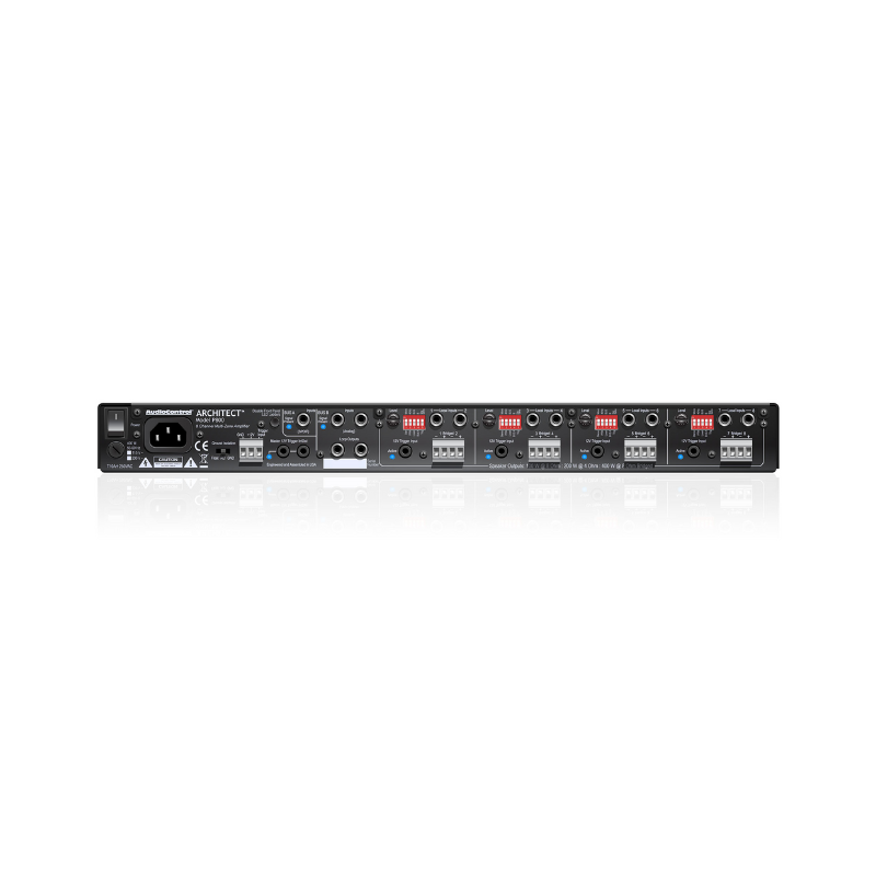 AudioControl Architect Model P800 - 8 Channel Multi-Zone High-Power Amplifier
