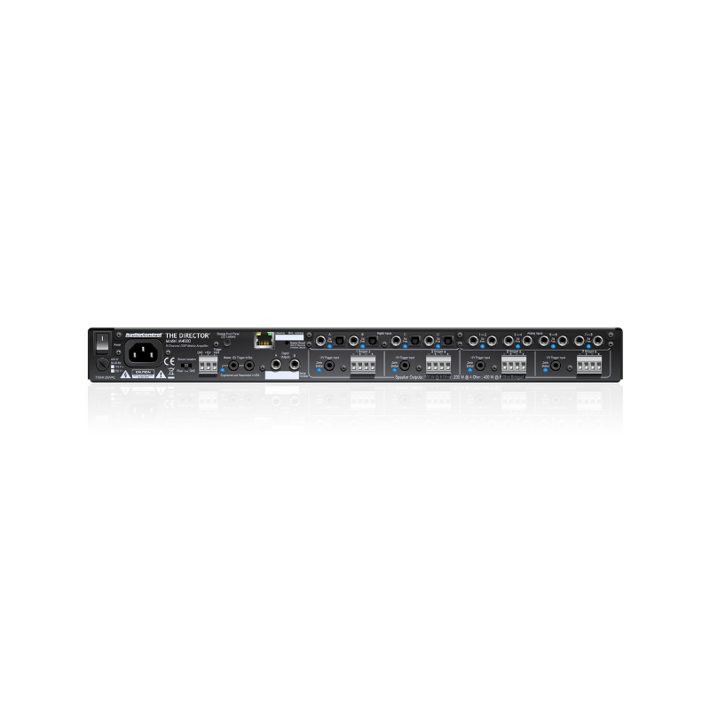 AudioControl The Director® Model D4600 - 16 Channel High-Power Network DSP Amplifier