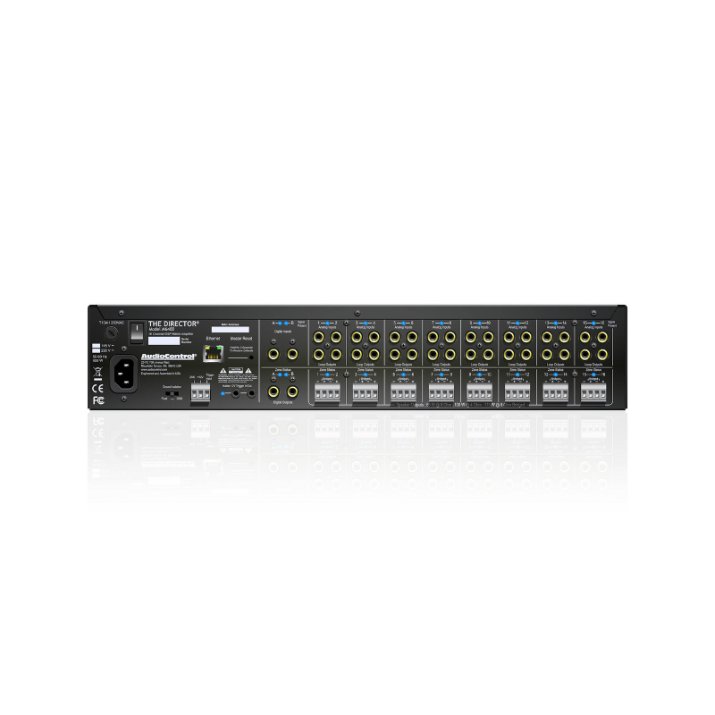 AudioControl The Director® Model M6400 -16 Channel Network Amplifier w/ Signal Matrix & Volume Control