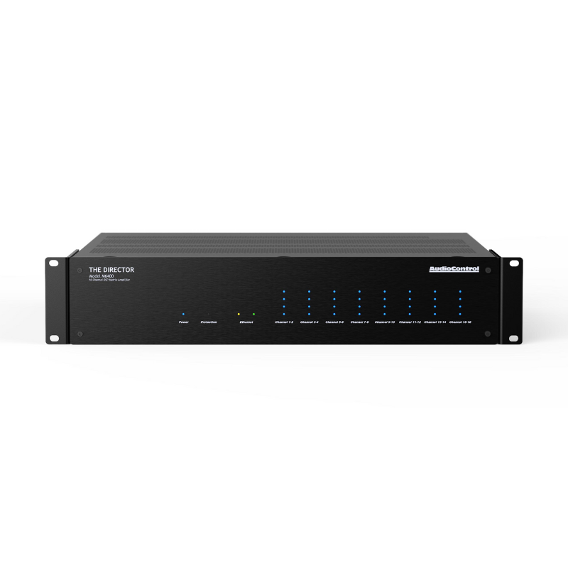 AudioControl The Director® Model M6400 -16 Channel Network Amplifier w/ Signal Matrix & Volume Control