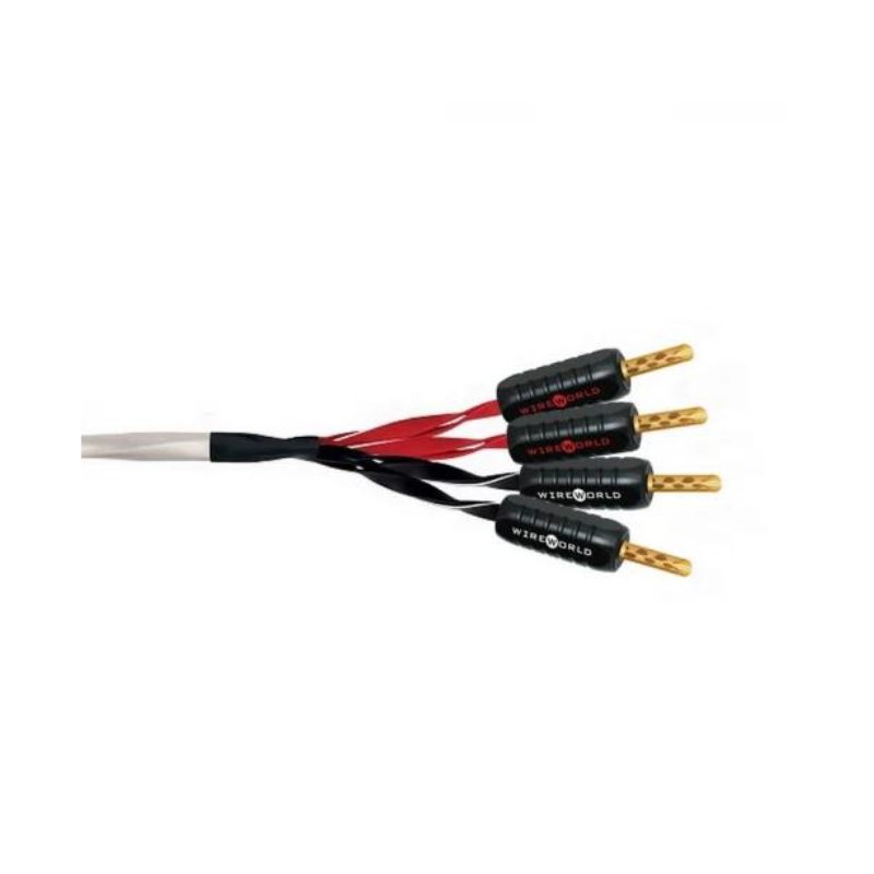 WireWorld Luna 8 Bi-Wire Pre-Terminated Speaker Cable - 14 AWG -Banana Plug 3m (Each)
