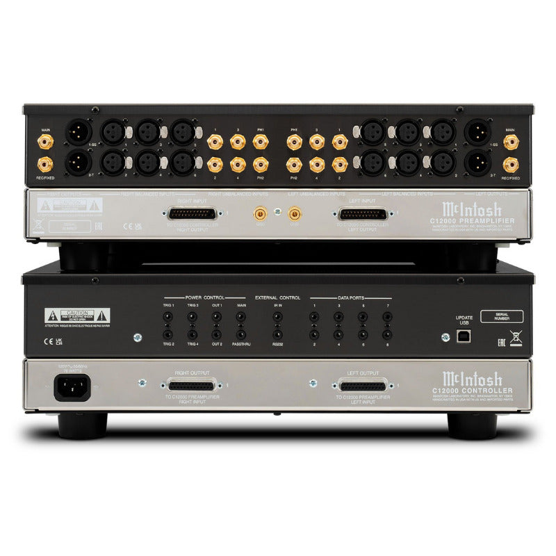 McIntosh C12000 - 2-Channel Solid State and Vacuum Tube Preamplifier