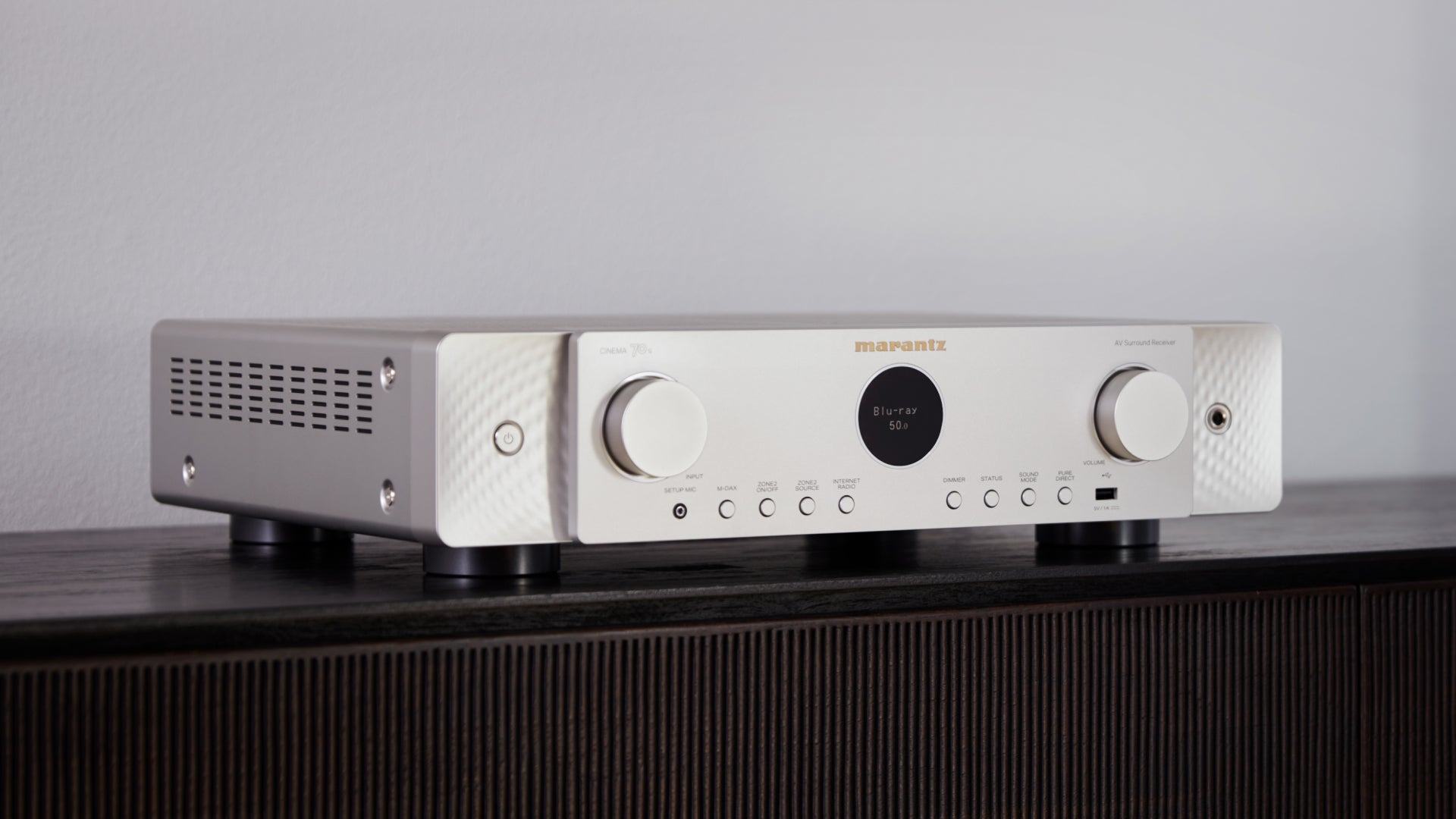 Marantz Cinema 70 7.2Ch Slim 8K Network AV Receiver Dolby Atmos, DTS:X and 8K Ultra HD, and HEOS streaming built-in (Each)