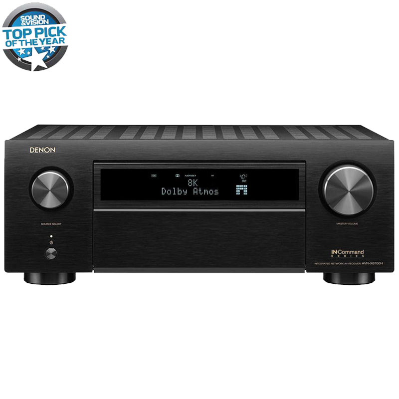 Denon AVC-X6700H 11.2 Ch. 8K AV Receiver with 3D Audio, HEOS® Built-in and Voice Control | Pre-Owned