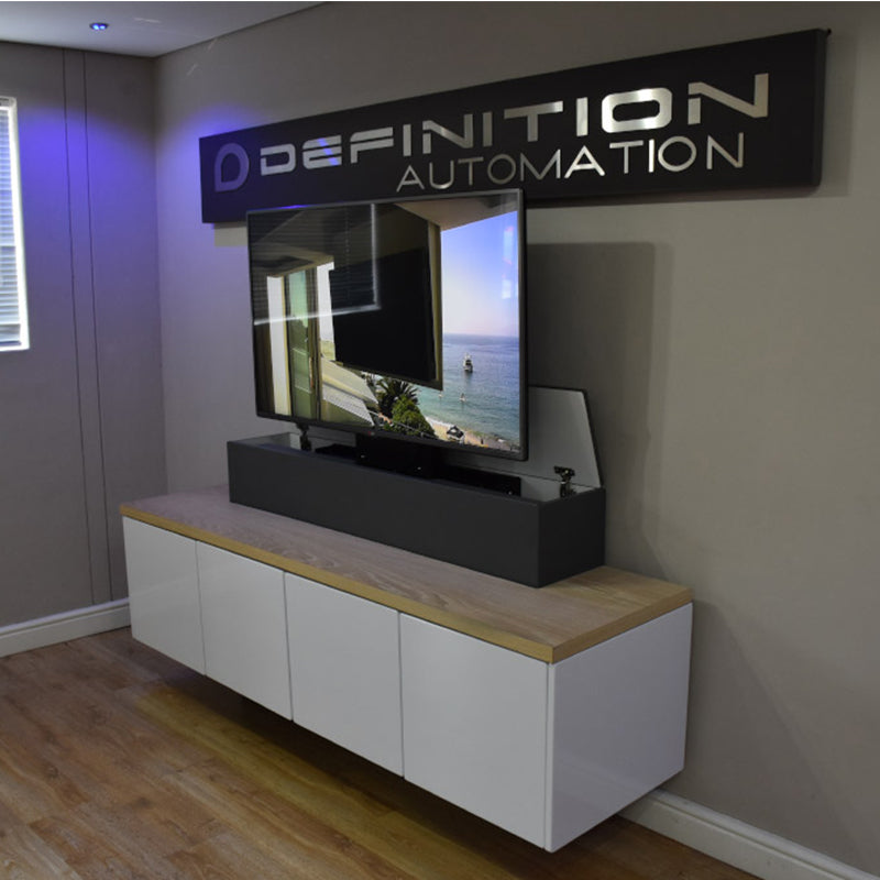 Definition Automation Push Lid Mechanism Designed For 62″ to 65″ TVs