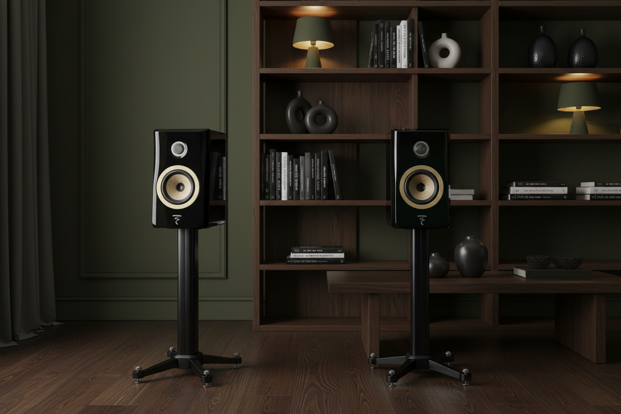 Focal Kanta N°1 - 2-Way Bookshelf Speakers (Pair) + Stands | Display Unit