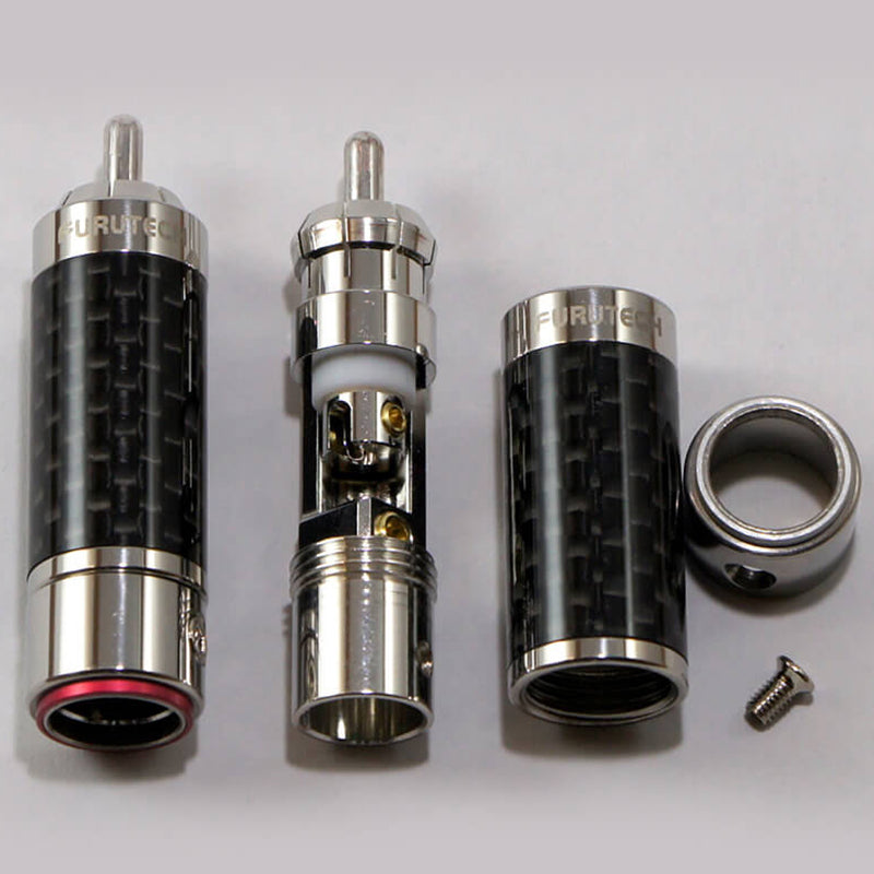 Furutech CF-102(R) High-End Performance Carbon Fibre RCA Connector (Set)