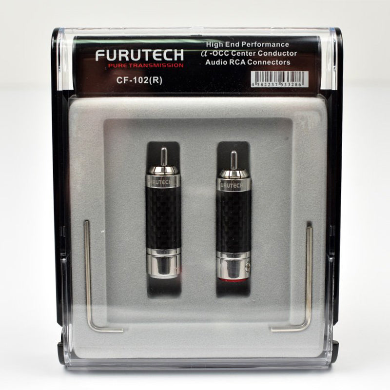 Furutech CF-102(R) High-End Performance Carbon Fibre RCA Connector (Set)