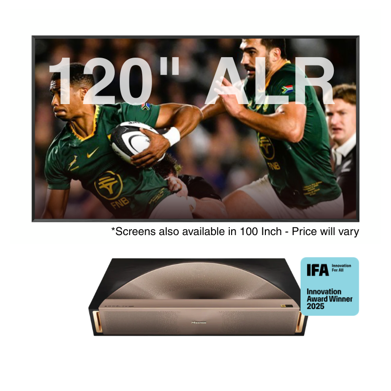 Hisense L9Q Laser Projector + 120 inch ALR Screen Bundle