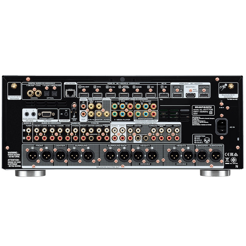 Marantz AV7706 11.2Ch 8K Ultra HD AV Surround Pre-Amplifier (Each)