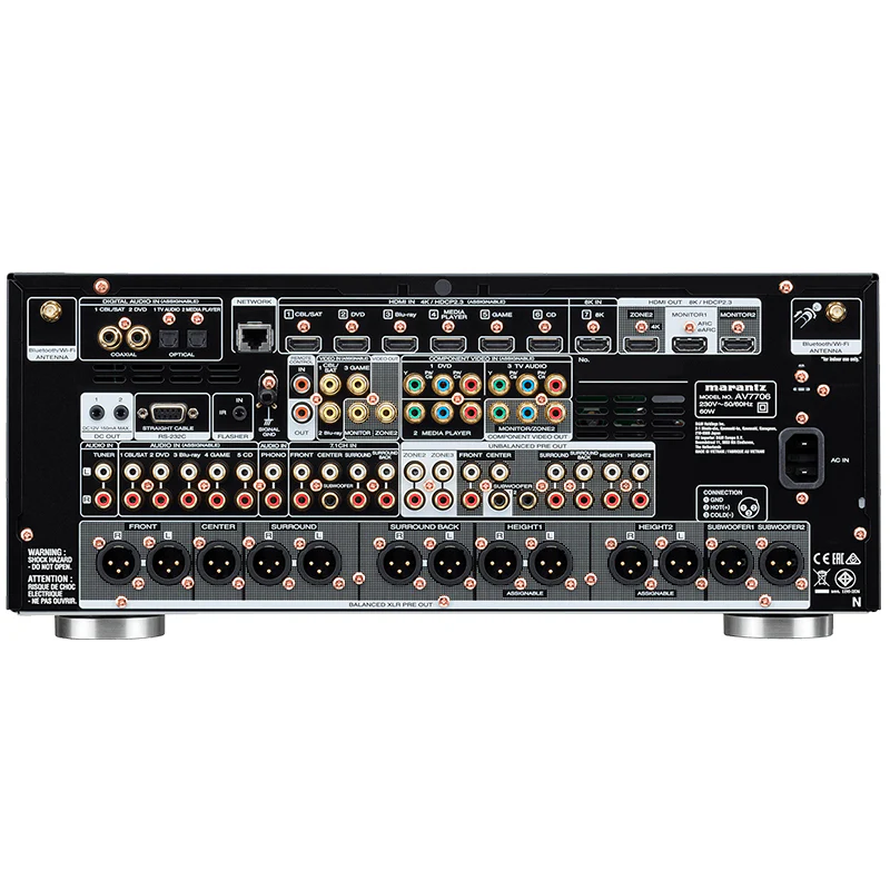 Marantz AV7706 & Rotel RMB1585 MKII Bundle