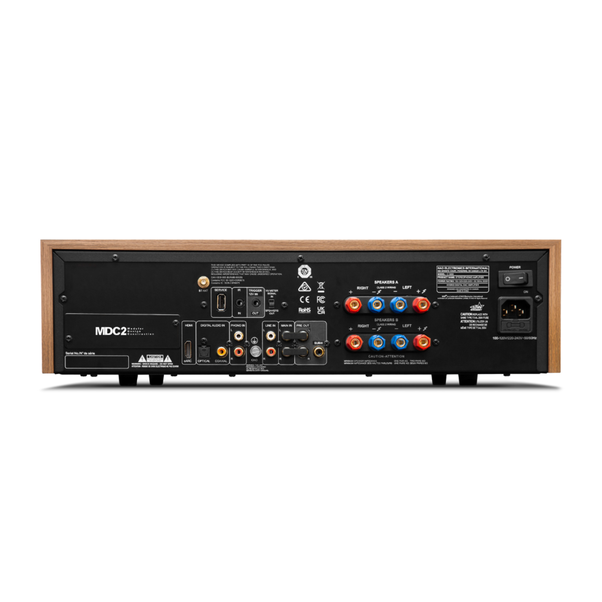NAD C3050 - Stereophonic Amplifier & MDC2BluOS - Including HD-Audio Streaming + Dirac Room correction (Each)