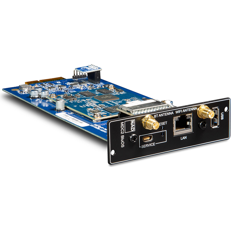 NAD C399 - Hybrid Digital DAC Amplifier & MDC2BluOS - Including HD-Audio Streaming + Dirac Room correction (Each)