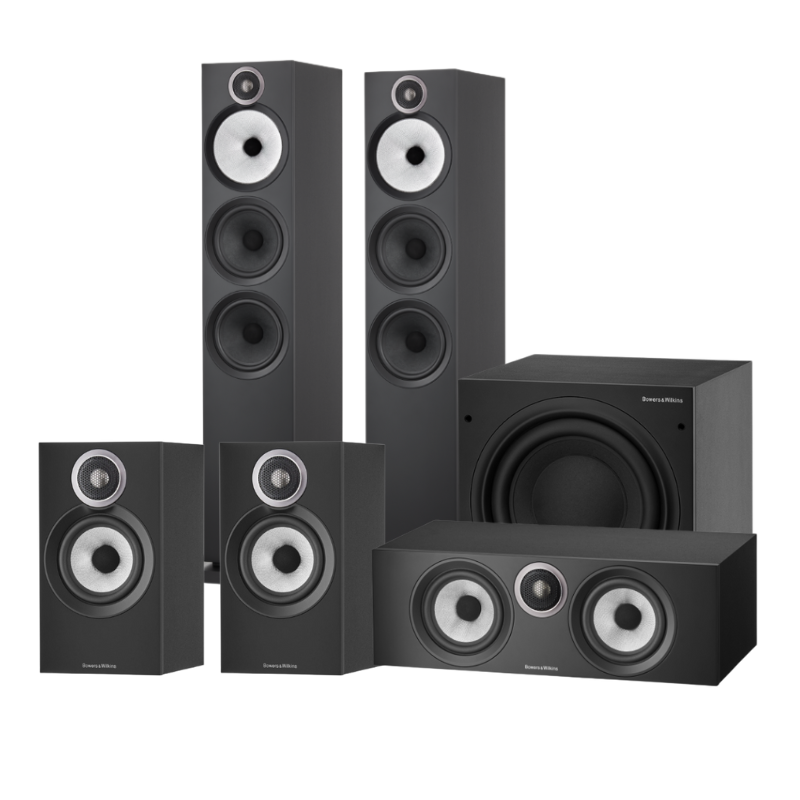 Bowers & Wilkins 603 S3,607 S3,HTM6 S3 & ASW610 Bundle