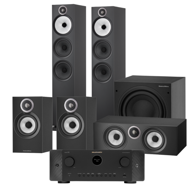 Bowers & Wilkins 606 S3,607 S3,HTM6 S3,ASW610 & Cinema 60 Bundle