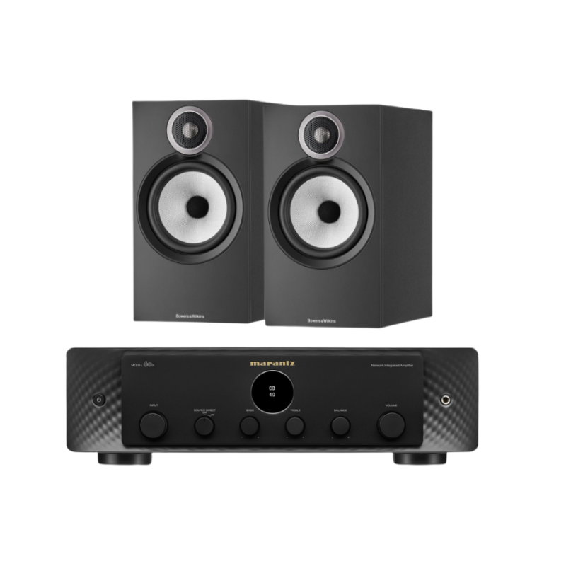 Bowers & Wilkins 606 S3 & Marantz Model 60N Bundle