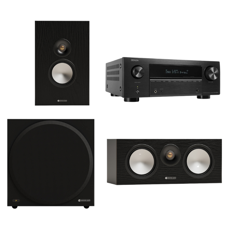 Monitor Audio Bronze 300,Vestra & Denon AVC-X3800H Bundle