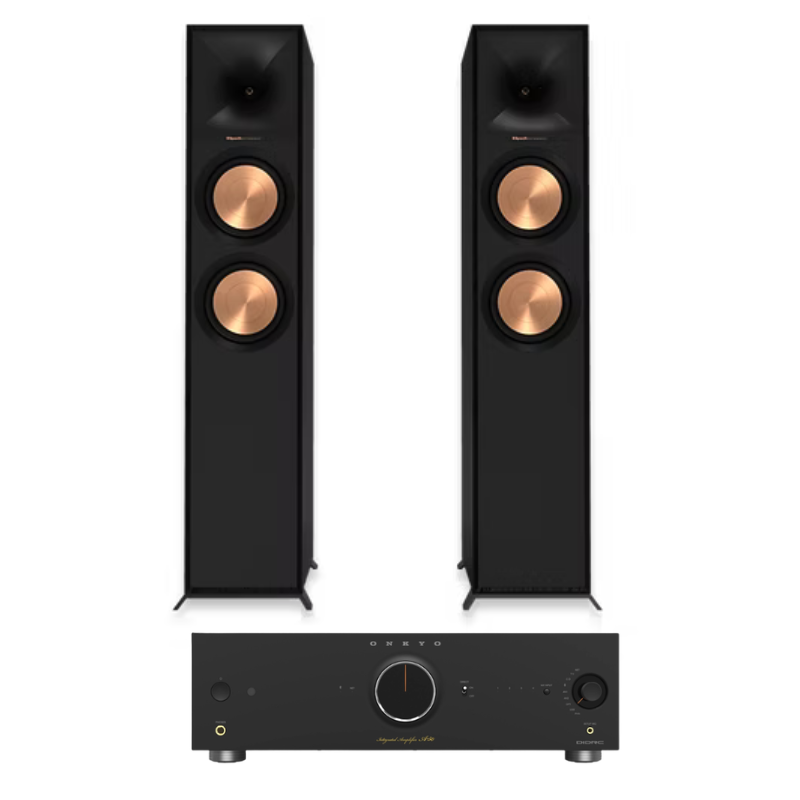Klipsch R-600F & Onkyo Icon A50 Bundle