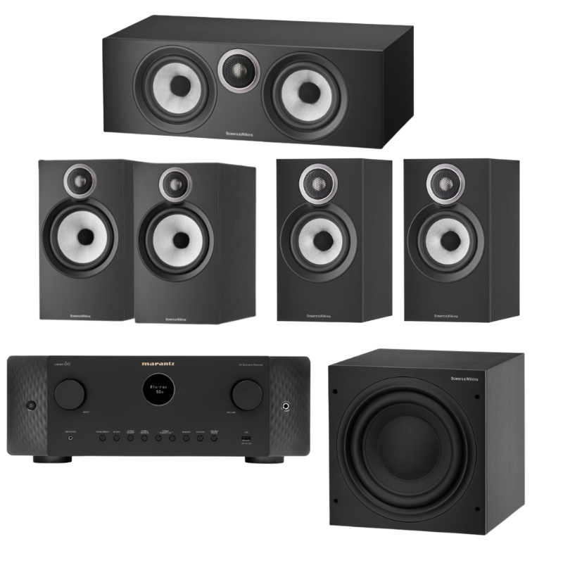 Bowers & Wilkins 606 S3,607 S3,HTM6 S3,ASW610 & Cinema 60 Bundle