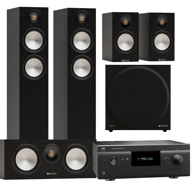 NAD & MONITOR AUDIO HOME CINEMA PACKAGE