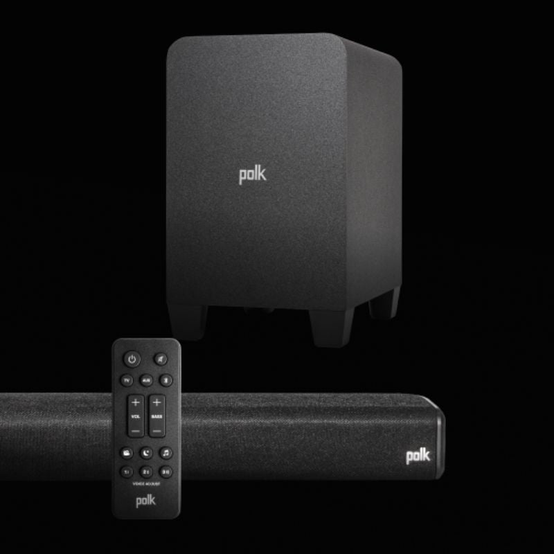 Polk Signa S4 True Dolby Atmos Sound Bar with Wireless Subwoofer, eARC, and Bluetooth (Each)