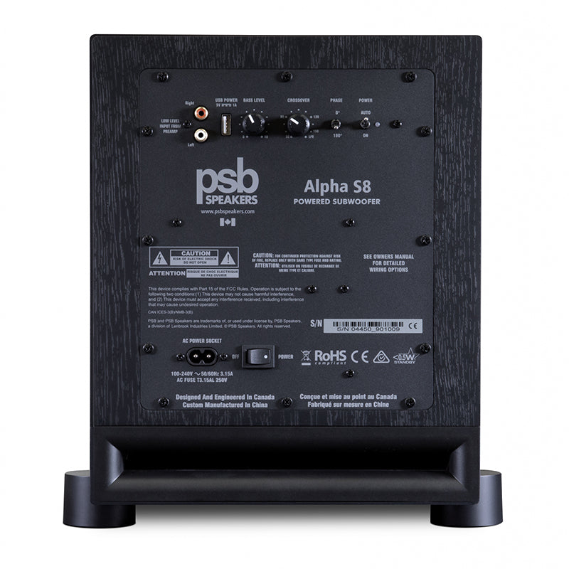 PSB Alpha S8 - 8″ Subwoofer