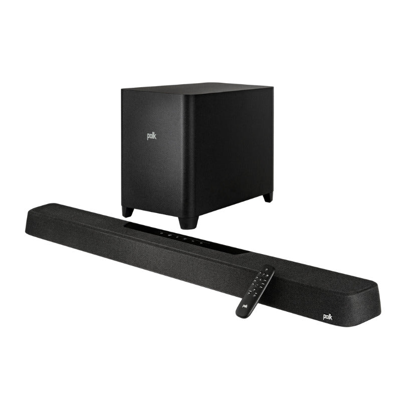 Polk MagniFi MAX AX Flagship 5.1.2 Dolby Atmos and DTS:X Soundbar with 10" Wireless Subwoofer (Each)