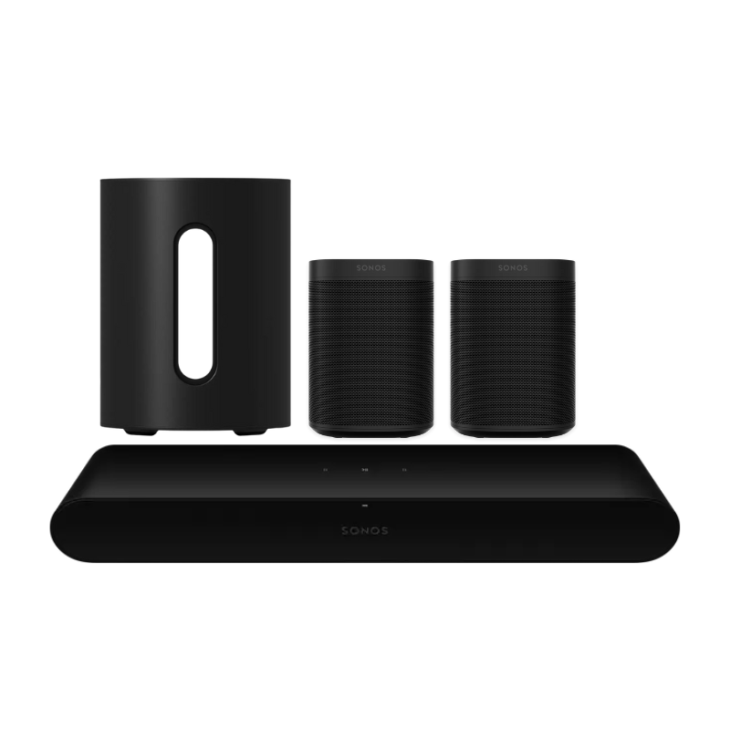 Sonos Beam Gen2, Sub Mini and One SL 5.1 Package