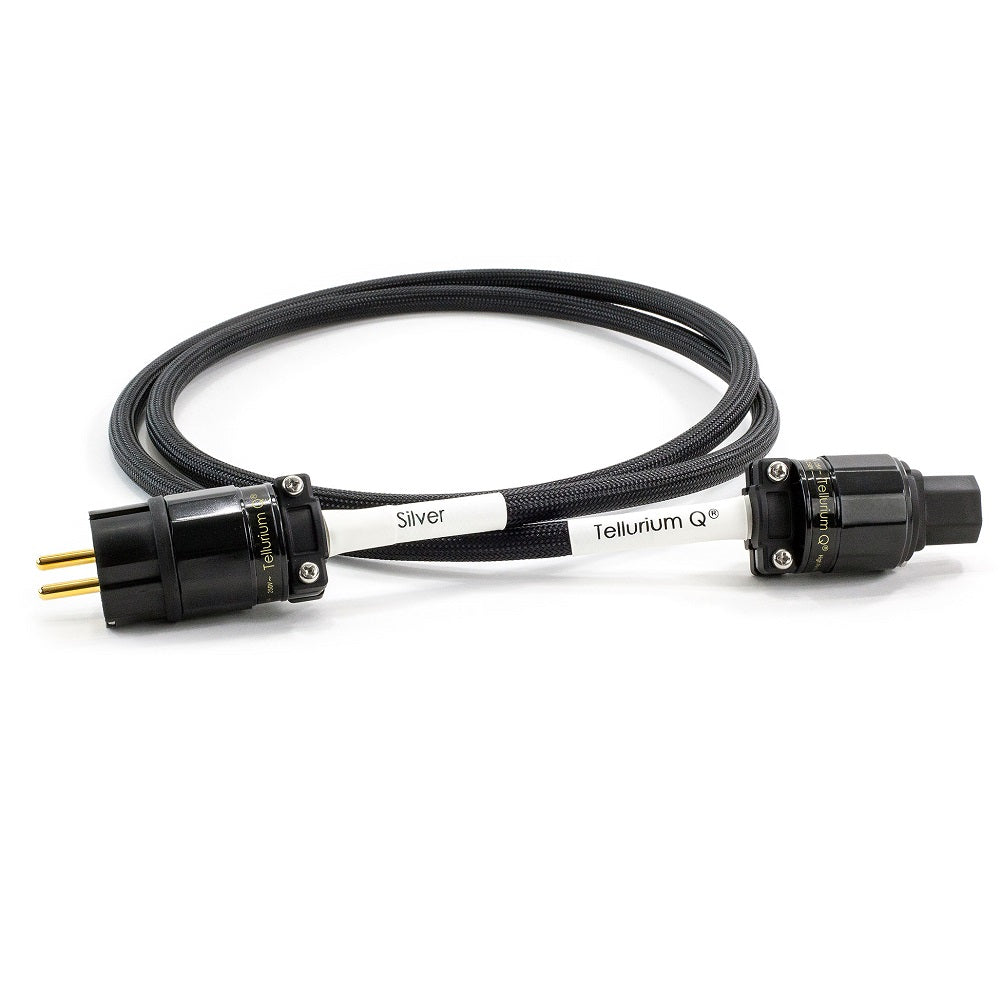 Tellurium Q Silver Power Cable SCHUKO (EU) - IEC Power Cable